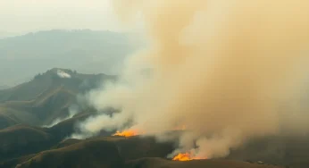 Firefighters Make Progress Against Silver Fire in Inyo County