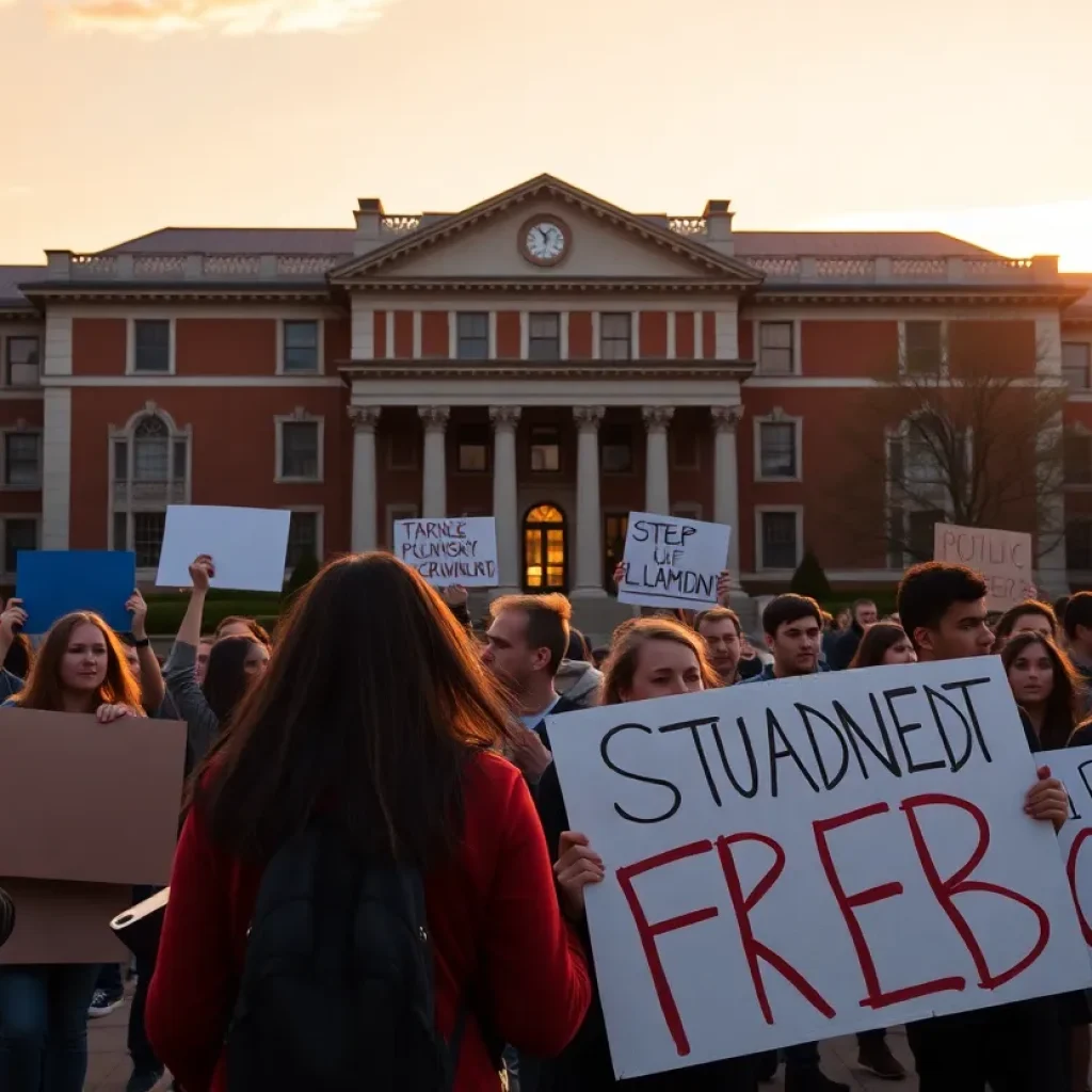 Harvard University Protests for Academic Freedom