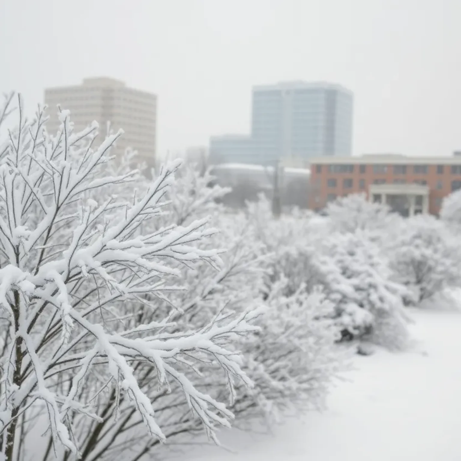 Pensacola Winter Storm Scene