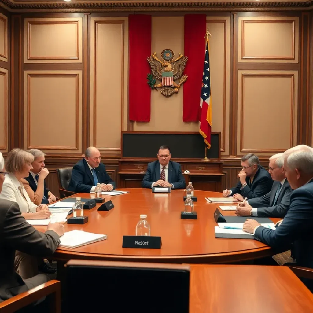 Political Meeting on Committee Changes