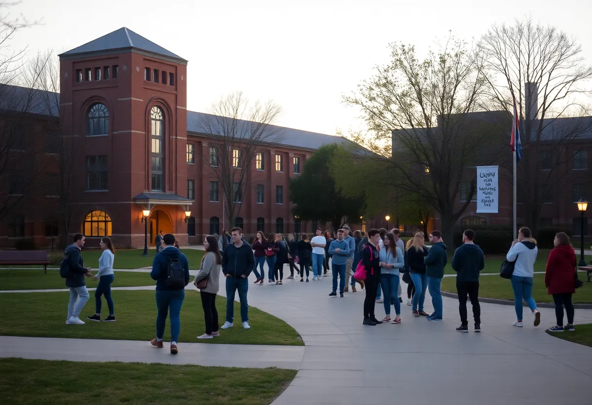 Tufts University Campus Gathering