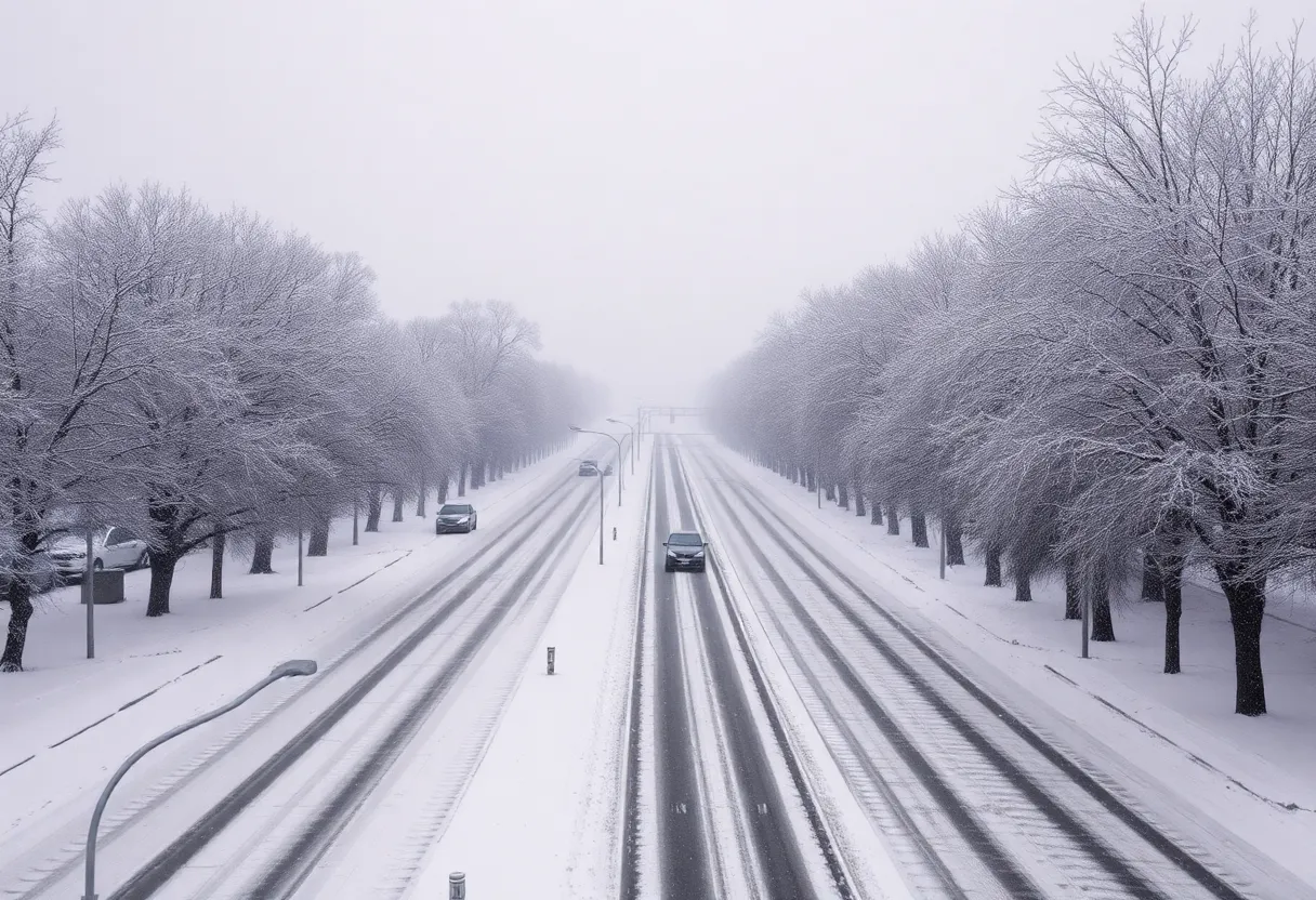 Winter Storm in Southern U.S.